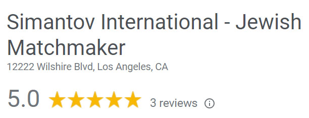 Simantov International Review: Best Jewish Matchmaker? 2 Simantov International 5-star rating on Google