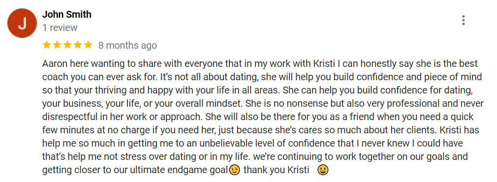 Kristi Price 5-star review