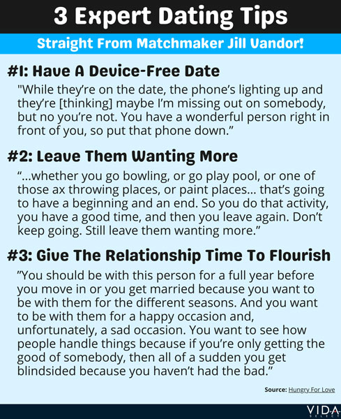 Jill Vandor dating tips