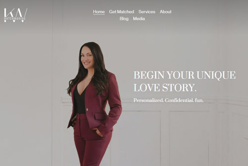 Krystal Walter Matchmaking homepage