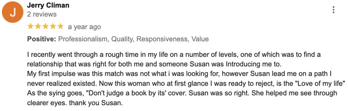 5-star Susan Alper review on Google