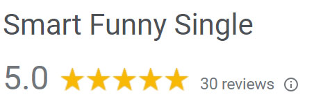 5-star Google rating for Smart Funny Single