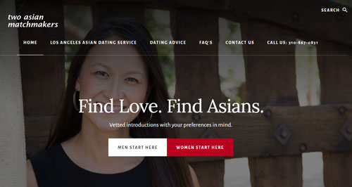 Two Asian Matchmakers homepage