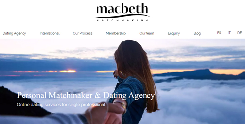 Macbeth Matchmaking homepage