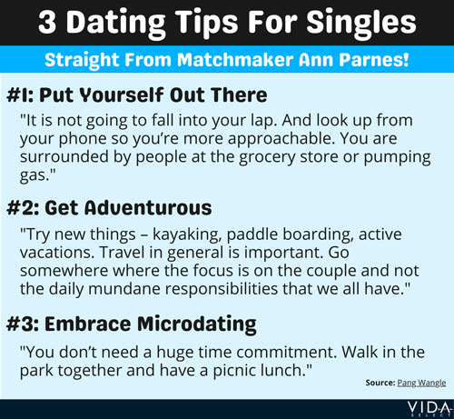 Dating tips from matchmaker Ann Parnes