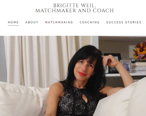 Brigitte Weil matchmaking service homepage