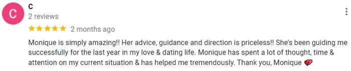 5-star Seattle Love Broker google review