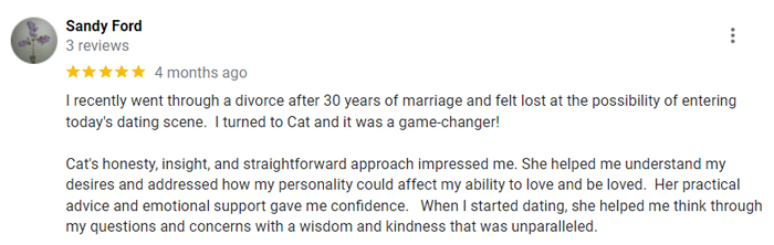 5-star Cat Cantrill review on Google