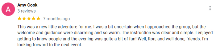 5-star Google review for Smoky Matchmaker