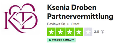 Ksenia Droben Matchmaking Trustpilot 3.9 ranking