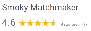 4.6 star rating for Smoky Matchmaker on Google