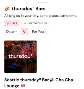 Thursday bar example