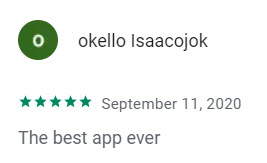 5-star Google Play review for TravelGirls