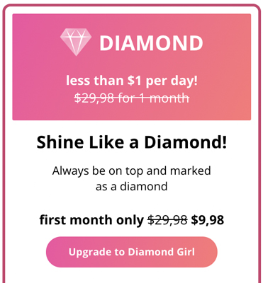 TravelGirls diamond membership