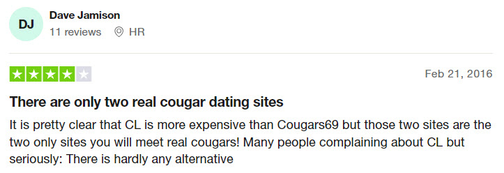 4-star Cougar Life review on Trustpilot