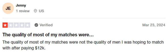 1-star Tawkify review