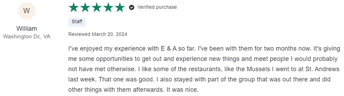 5-star review on Consumer Affairs