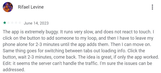 1-star Loop review