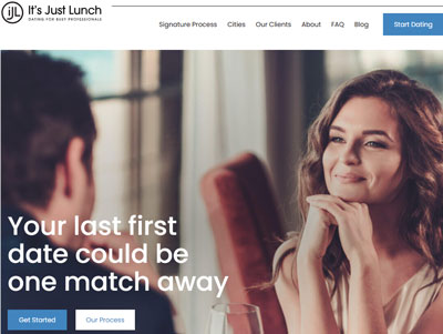 It’s Just Lunch Review: Is It Worth The Price? 1 It's Just Lunch website homepage